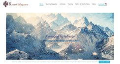 Desktop Screenshot of kailashmagazine.com